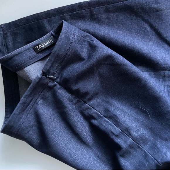 90s Tahari Midi Denim Skirt - Picture 4 of 6